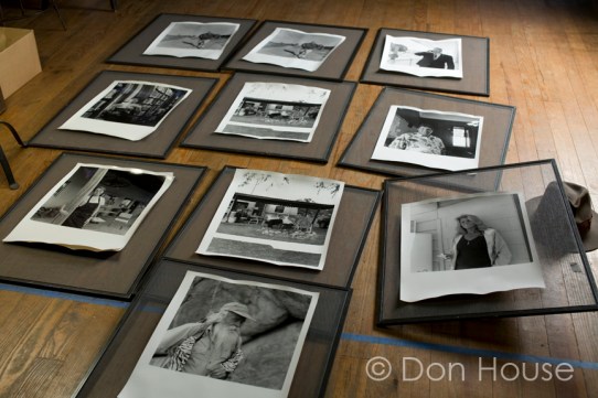 exhibition prints drying